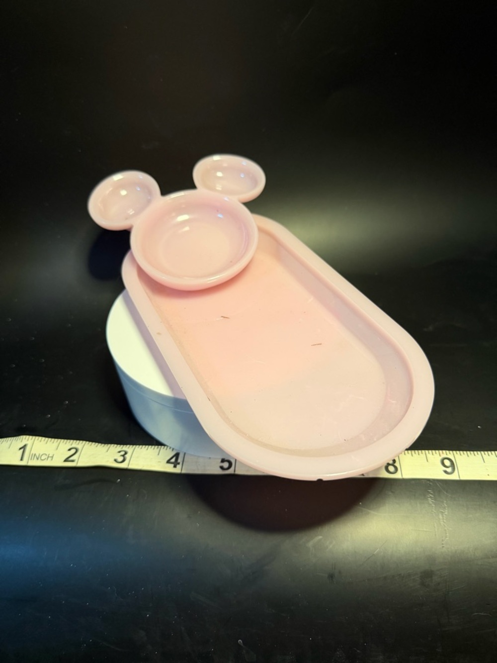 Pink Mickey Ear resin Tray
